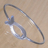 Silver Fish Bangle