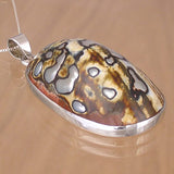 Large Seashell In Silver Pendant with Necklace Chain